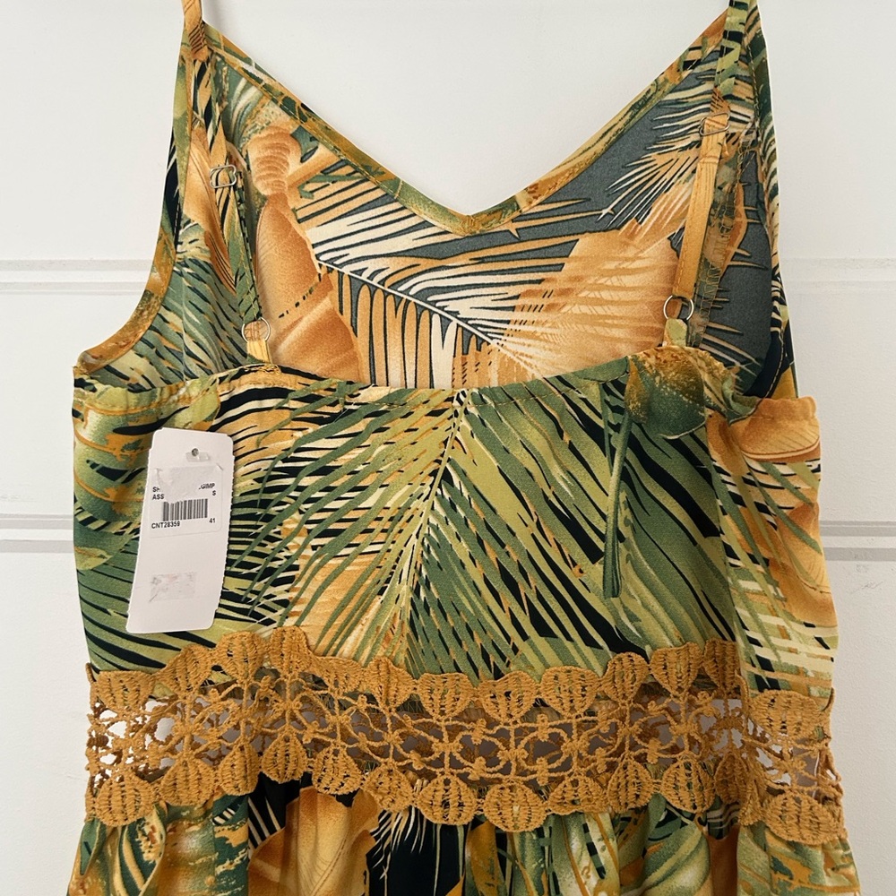 NWTS Sun Dress Tropical Print Vaca Dress by SHEIN Sz 4 - Picture 9 of 10